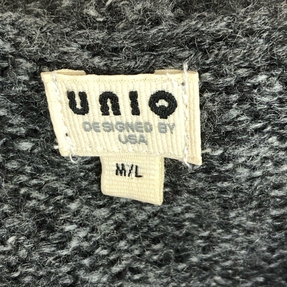 UNIQ marled Gray open closure knit duster cardigan - Picture 6 of 9
